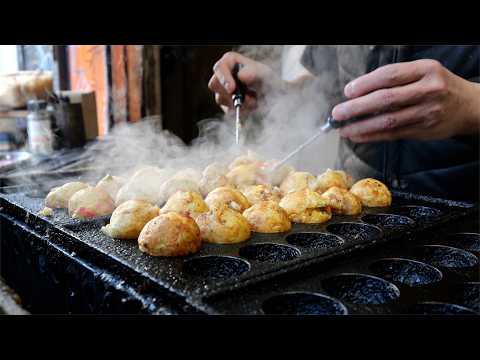 大阪のど真ん中にたった１.３坪でワンオペ鬼捌きする人情たこ焼おやじがスゴ過ぎた