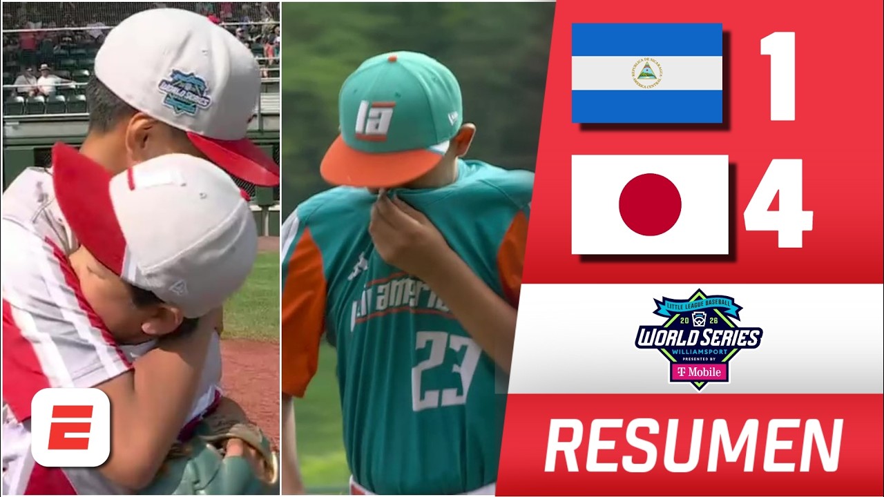 NICARAGUA cayó ante JAPÓN por 4-1 y quedó ELIMINADA del MUNDIAL de PEQUEÑAS LIGAS | Resumen LLWS