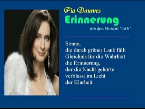 Pia Douwes: Erinnerung ("Memory" from Musical "Cats" + Lyrics in German)