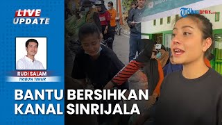 Selebgram Awkarin Ikuti Aksi Bersih-bersih Kanal Acara Kalla Youth Fest 2024 di Sinrijala Makassar