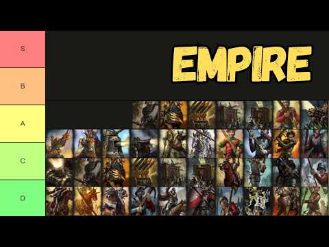Empire Unit Roster Tier Ranking List (Thrones of Decay Included) | Total War Warhammer 3