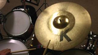 Video thumbnail for HD VIDEO 20" Zildjian K Custom Hybrid ride cymbal • SOLD on Australian eBay siczynski123 HQ by SIC MIC