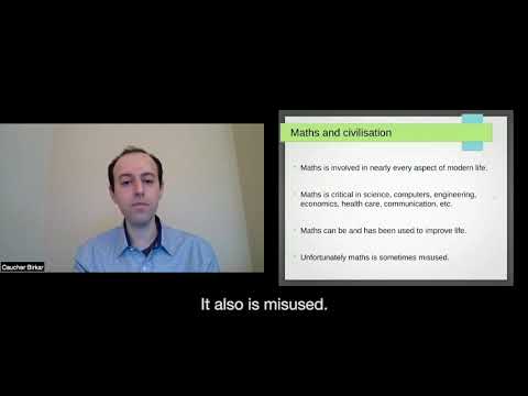 Caucher Birkar at GYSS 2021 - Maths is life, life is maths