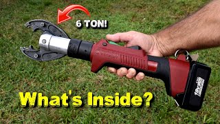 What's Inside A $3000 6 Ton Handheld Hydraulic Burndy Crimper? Find Out!