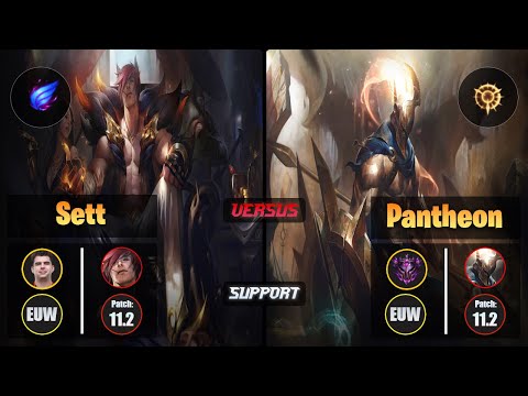 Bwipo SETT (Support) [Phase Rush] VS PANTHEON - Master EUW Patch 11.2
