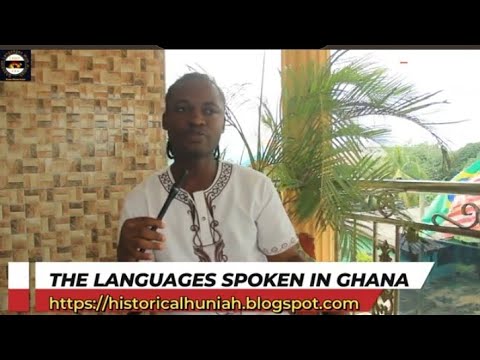 THE LANGUAGES SPOKEN IN GHANA 1 (AN INTRODUCTORY LESSON)