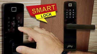 No Key needed this is Smart Digital Lock - Godrej Catus Connect Digital Lock