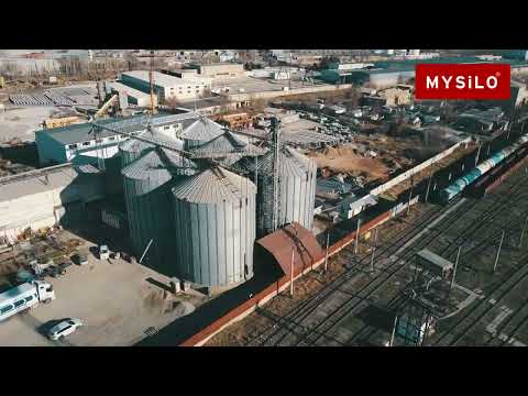 Grain castor storage silos