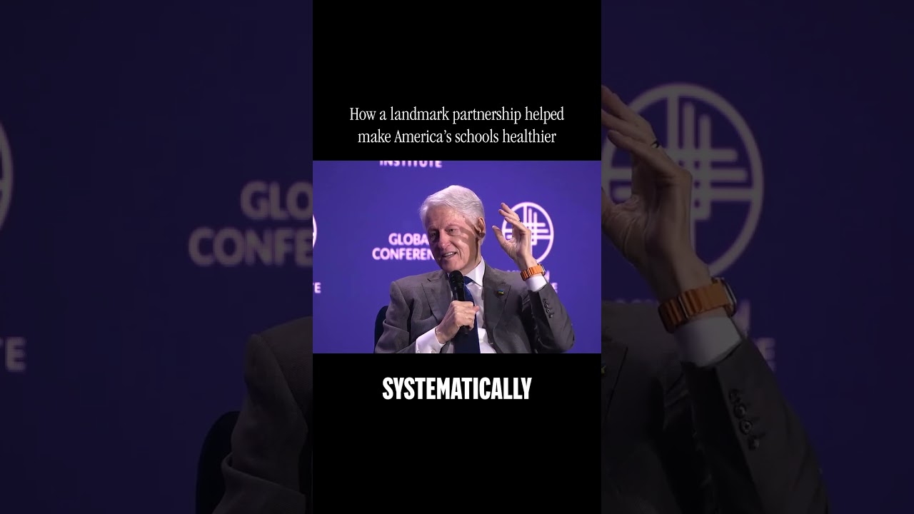 President Clinton's 2004 heart surgery led to him removing sugary sodas from America’s schools.