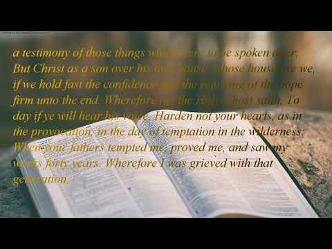 The Holy Bible | book 58 - Hebrews - Chapter 03
