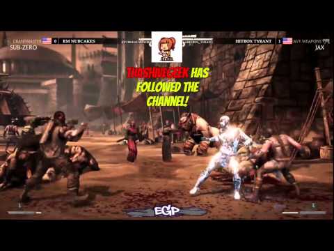 GNF 2.0 MKX Tournament - RM Nubcakes (Sub Zero) vs Hitbox Tyrant (Jax)