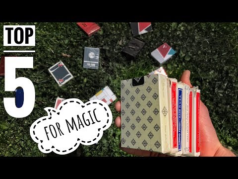 Best Playing Cards for Magic // TOP 5