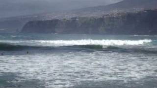 preview picture of video 'MOV02610.MPG Puerto de la Cruz Surfing 2'