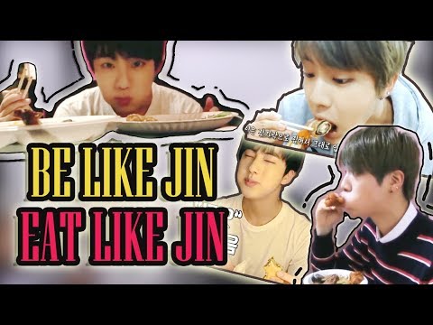 Be like Jin, eat like Jin BTS (진 – 방탄소년단) #EatJinChallenge