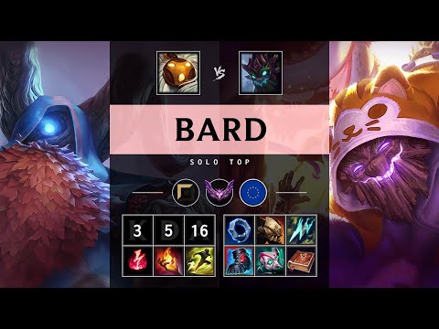 Bard Top vs Maokai - EUW Master Patch 25.17