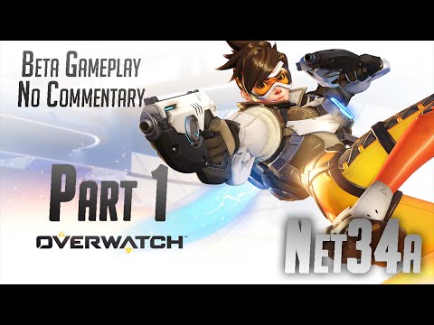 Overwatch Beta Gameplay Part 1 - No Commentary (PS4)