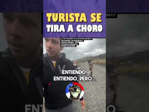 Turista se tira a choro con chileno que le enseña las reglas de Torres del Paine