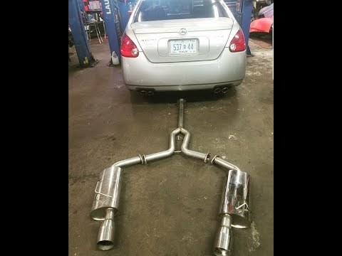 BEST EBAY EXHAUST SYSTEM THAT I HAVE INSTALL (NISSAN MAXIMA)