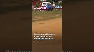 Viral Ulah Mahasiswi KKN saat Upacara Bendera, Nekat Rekam Pengibaran Bendera dari Dekat