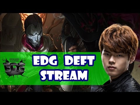 [ Aug 20, 2016 ] EDG Deft | Jhin vs Sivir | Kr challenger| s6 live stream