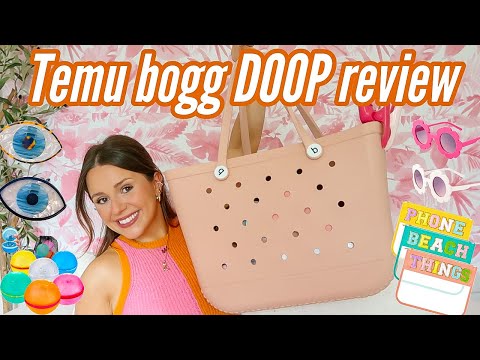 What’s in my $30 TEMU Bogg Tote Bag