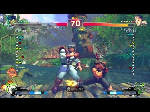 SSF4 Rank Match  ikkiiki (DI)  vs  gTEAM0111 (RY)