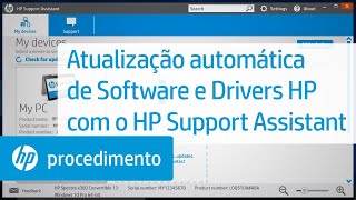 Atualização automática de Software e Drivers HP com o HP Support Assistant