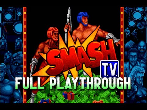 Smash T.V. Full Playthrough (Sega Genesis, 1990) 📺💥