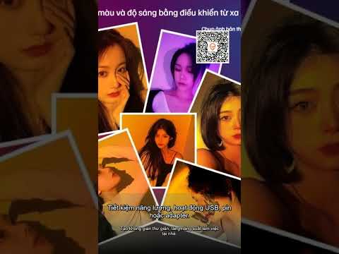 Đèn hoàng hôn 16 màu Có điều khiển chuyển đổi 16 màu khác nhau sunset red rainbow trang trí live