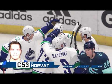 Vancouver Canucks vs Seattle Kraken - Oct 23, 2021 (simulation)