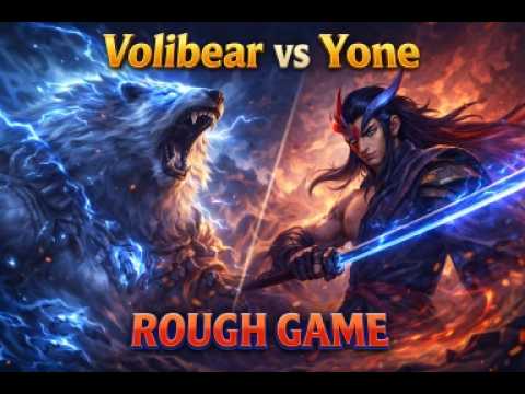 Volibear vs Yone Top… The Roughest Game of Day⚡ Calm Samurai Tested | KazuAkiRyu