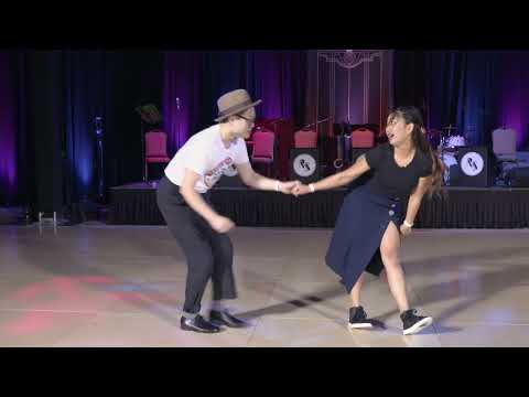 Lindyfest 2023: Open Lindy Hop Draw Finals - Cassandra & Tom