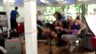The Butchies &amp; JD Samson rehearsing "Cherry Bomb"