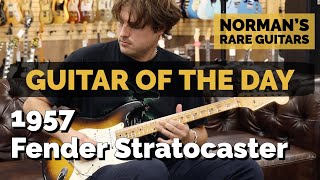 Video thumbnail for Guitar of the Day: 1957 Fender Stratocaster Sunburst | Norman's Rare Guitars by Normans Rare Guitars