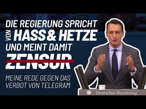 Matthias Helferich Rede vom 17.03.2022 - DARUM wollen sie Telegram wirklich verbieten!