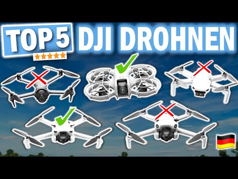 Die besten DJI Drohnen 2026! - Wahnsinns Kamera-Drohnen von DJI (Top 5)