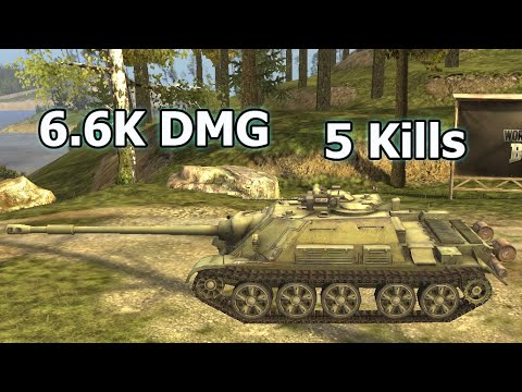 SU-122-54 · 6.6K DAMAGE · 5 Kills · Wot Blitz