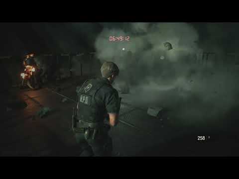 Resident Evil 2 Remake [PS4] Super Tyrant (Mr. X) Boss Fight | Hardcore | No Damage | Leon A