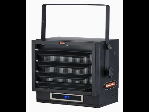 Dyna-Glo 7500W Electric Garage/Shop Heater with Nest Tstat Install-NOT THIS model?-read desc-volts!