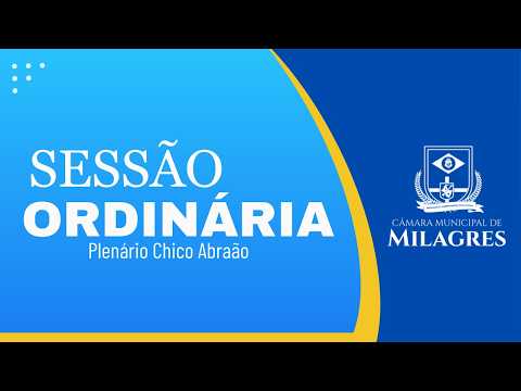 CÂMARA DE MILAGRES-CE AO VIVO | 29ª SESSÃO ORDINÁRIA – 01/09/2026