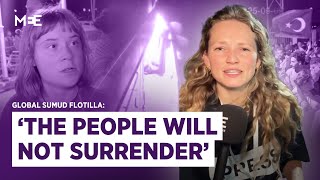 Global Sumud Flotilla hit by drone strike on Tunis port