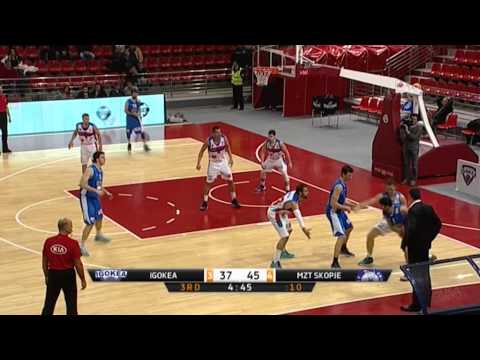 ABA Liga 2014/15, Round 09 match: Igokea - MZT Skopje Aerodrom
