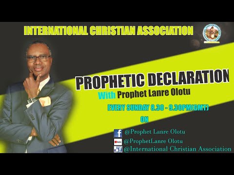 Prophetic Declaration by Prophet Lanre Olotu - Divine Settlement - 18/01/2026
