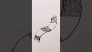 How to draw a scarf step by step كيفية رسم وشاح خطوة بخطوة