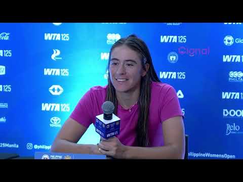 Solana Sierra speaks after beating Lanlana Tararudee in Manila | Credit: Cignal