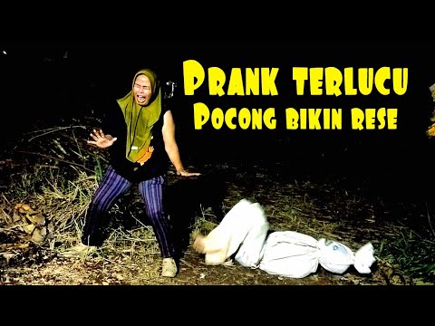 Prank bikin seru dan kocak prank pocong terlucu bikin ngakak ovise lucu