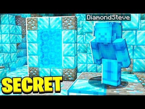 FOUND SECRET Diamond Steve MINECRAFT Portal!