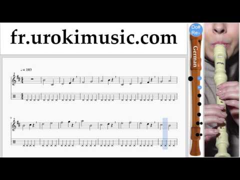 Comment Jouer de la Flute à bec (G.) The Chainsmokers & Coldplay - Something Just Like This Tab