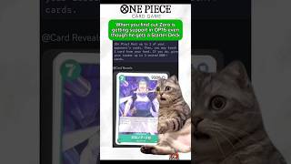 One Piece TCG Meme😂 OP16 supports despite getting a SD #onepiece #onepiecetcg #cardgame #zoro #op16
