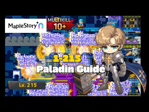 Level 1 - 215 in Under A Day : Paladin Guide in Maplestory N (Pally Leveling Guide)